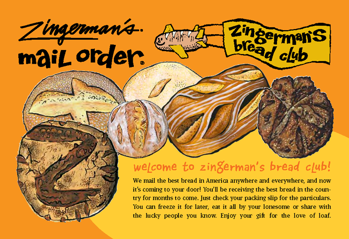 ZMO Bread Club Postcard