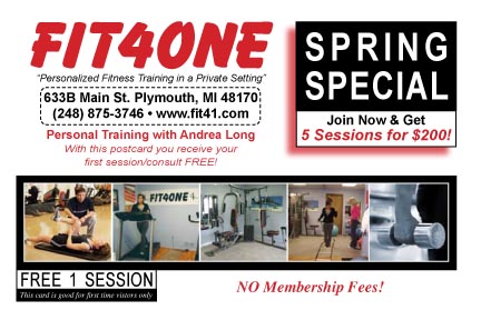 Fit4One postcard