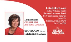 Keller Williams business card